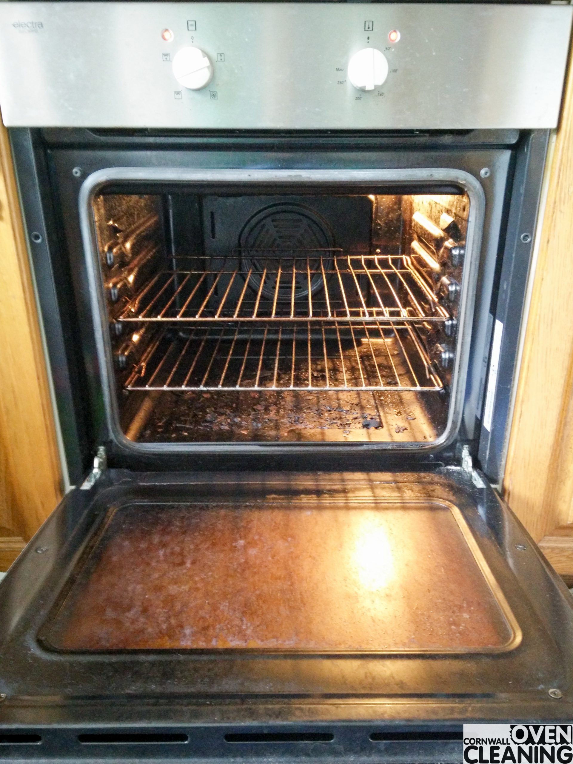 before oven cleaning helston